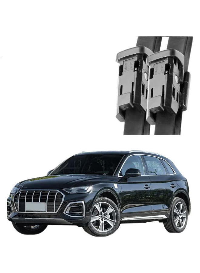AOLIN Boneless Wiper Blades For Audi Q5/Q5L, Original Size A Grade Rubber Strip - Image 2