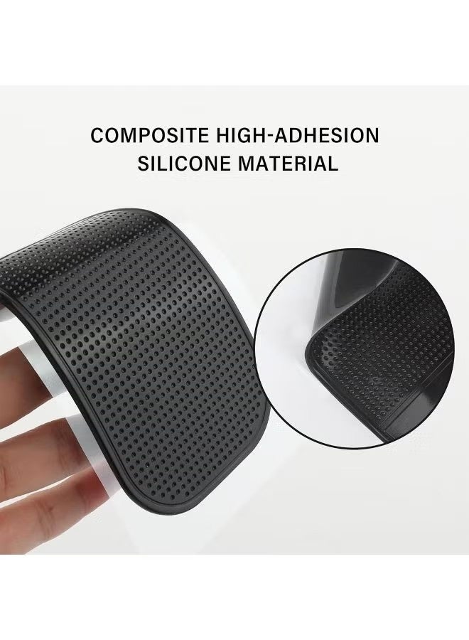Uliova Universal Car Dashboard Anti Slip Mat, Washable Silicone Sticky Pad, Non Slip Grip Holder for Phone Keys Sunglasses GPS Vehicle Interior Accessory - Image 4