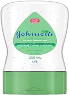 Johnson's Baby Oil Gel with Aloe Vera, Vitamin E and Mineral Oil, 200 ml