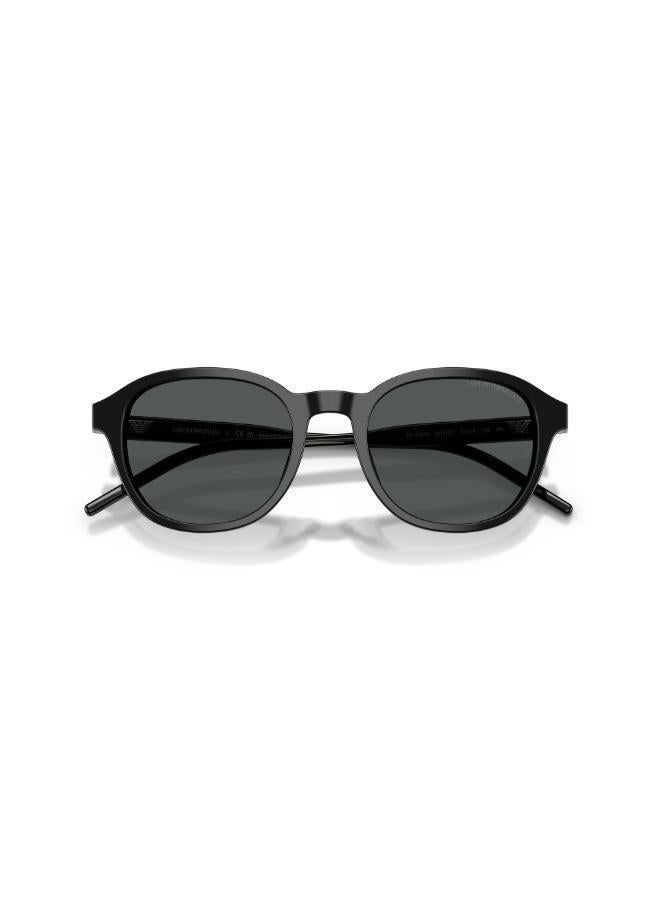 امبوريو ارماني نظارات شمسية دائرية إمبوريو أرماني - أسود - Image 5