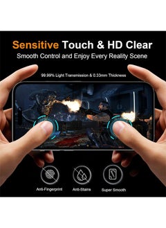 Generic [3+3 Pack] Privacy Screen Protector for iPhone 15 Pro [6.1 inch] with Camera Lens Protector Set,  Anti-Spy Tempered Glass Screen Protector, 9H Hardness, HD, Bubble Free, Scratch Resistant  - Image 4