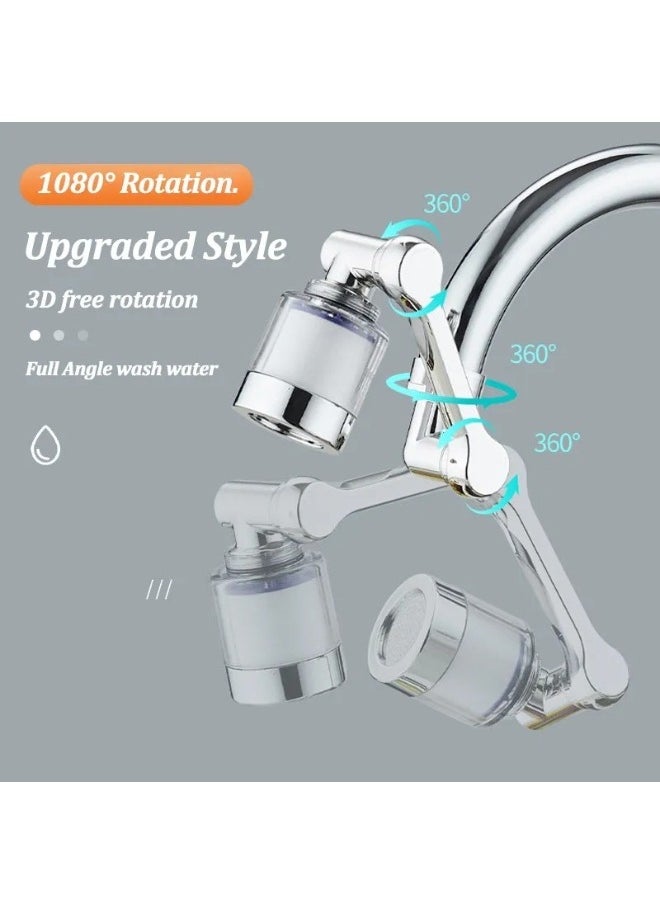 Generic - 1080 Degree Swivel Faucet Spray Filter Kitchen Faucet Extension Kitchen Faucet with Wrench Kit and Adapter - Image 1