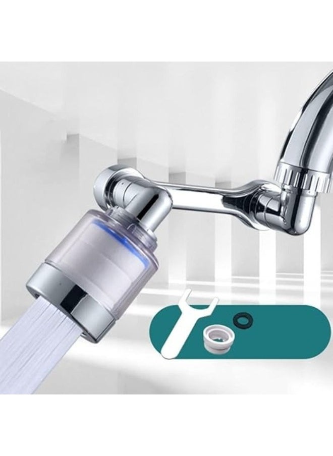 Generic - 1080 Degree Swivel Faucet Spray Filter Kitchen Faucet Extension Kitchen Faucet with Wrench Kit and Adapter - Image 1