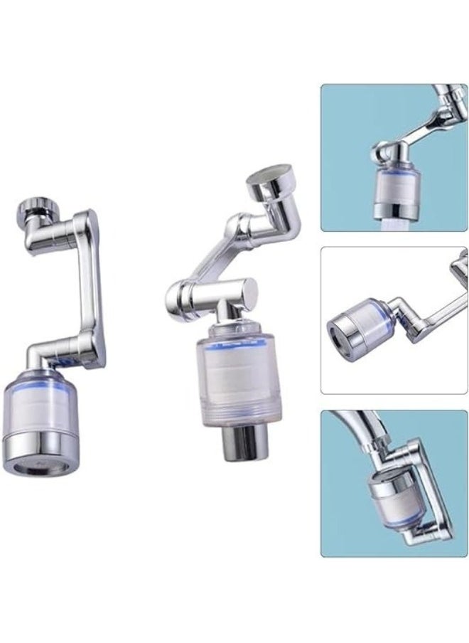 Generic - 1080 Degree Swivel Faucet Spray Filter Kitchen Faucet Extension Kitchen Faucet with Wrench Kit and Adapter - Image 1