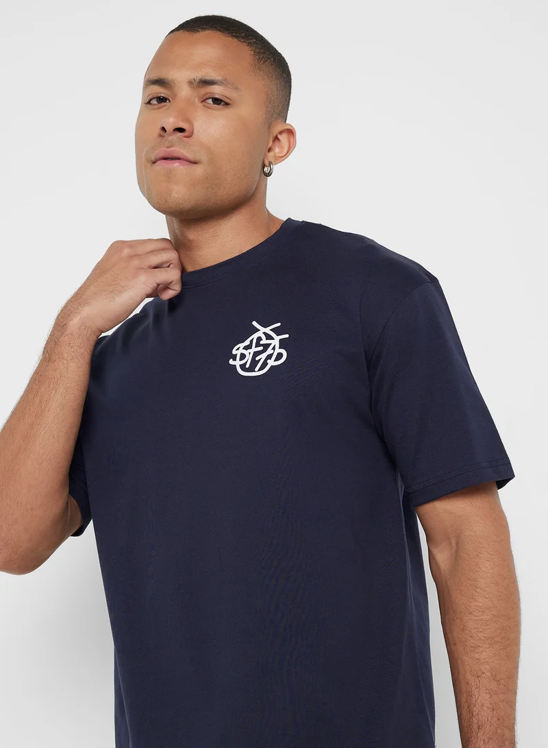 Seventy Five Graphic Print Oversized T-Shirt