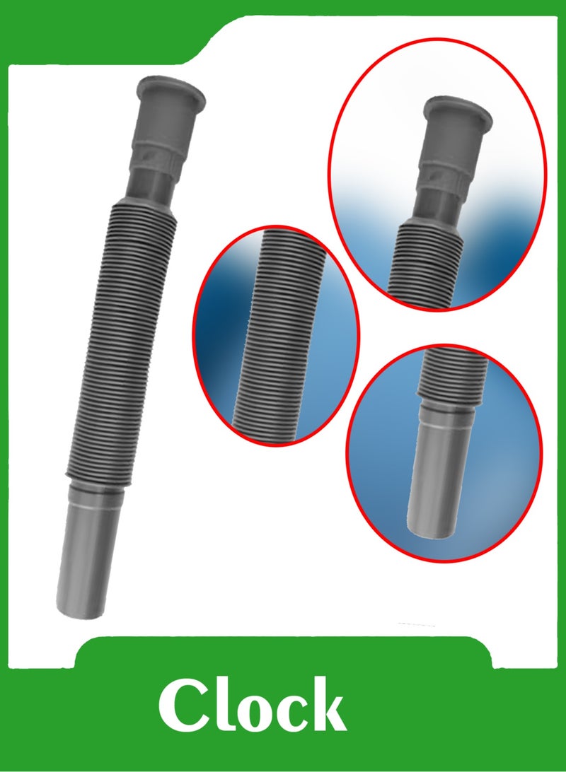 Water Hose Plastic Joint Pipe wash machine Drain Pipe Flexible Telescopic Basin Water Wash Drainage Extension Hose Pipe Deodoran