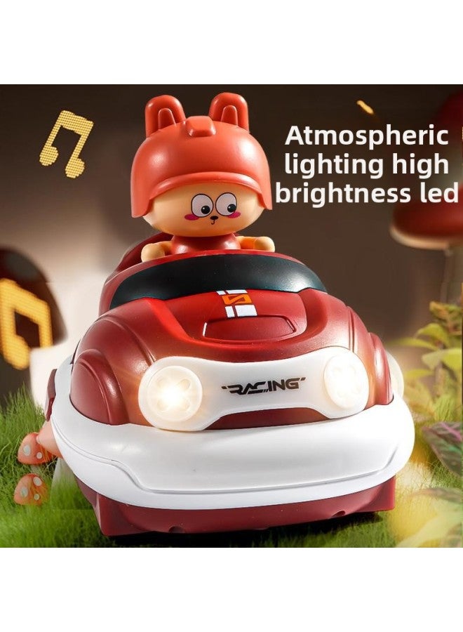 Children's Remote Control Kart Bumper Car Doll Catapult Double Battle Parent-Child Interactive Drift Racing Boy Toy-Color:8881 Bumper Car + Single Rechargeable Battery Red Color Box + Express Box 410g - Image 4