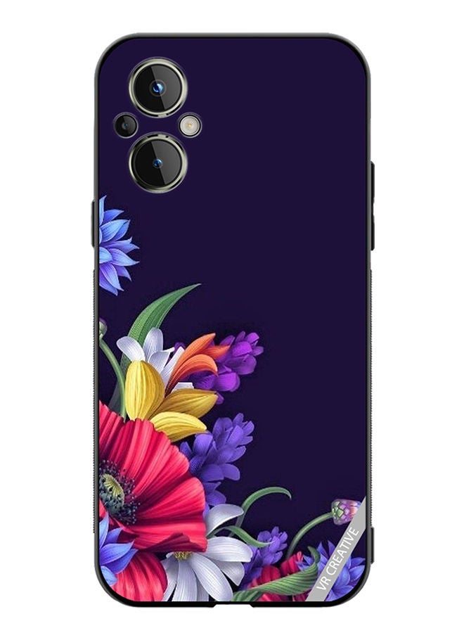 VR CREATIVE Protective Case Cover For OnePlus Nord N20 5G Flower Design Multicolour - Image 1