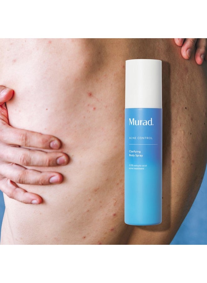 Murad Murad Clarifying Body Spray - Daily Salicylic Acid Treatment to Clear and Prevent Body Acne and Breakouts, 6Fl Oz  - Image 5