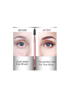 ORiTi Duo Eyebrow Brush, Spoolie Brush and Angled Brow Brush Eyelash Brush for Eye Makeup 5pcs,  - Image 3