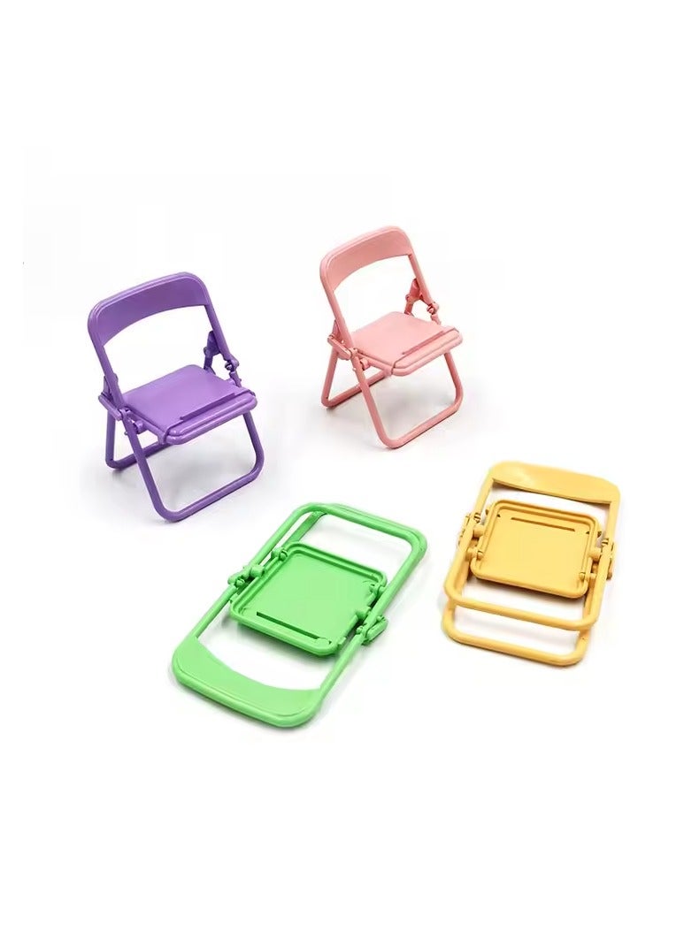 "A practical and lightweight plastic mobile phone holder that provides optimal stability for your phone while viewing or using it. Foldable and easy to carry, it's ideal for the office, home, or travel. " - Image 4