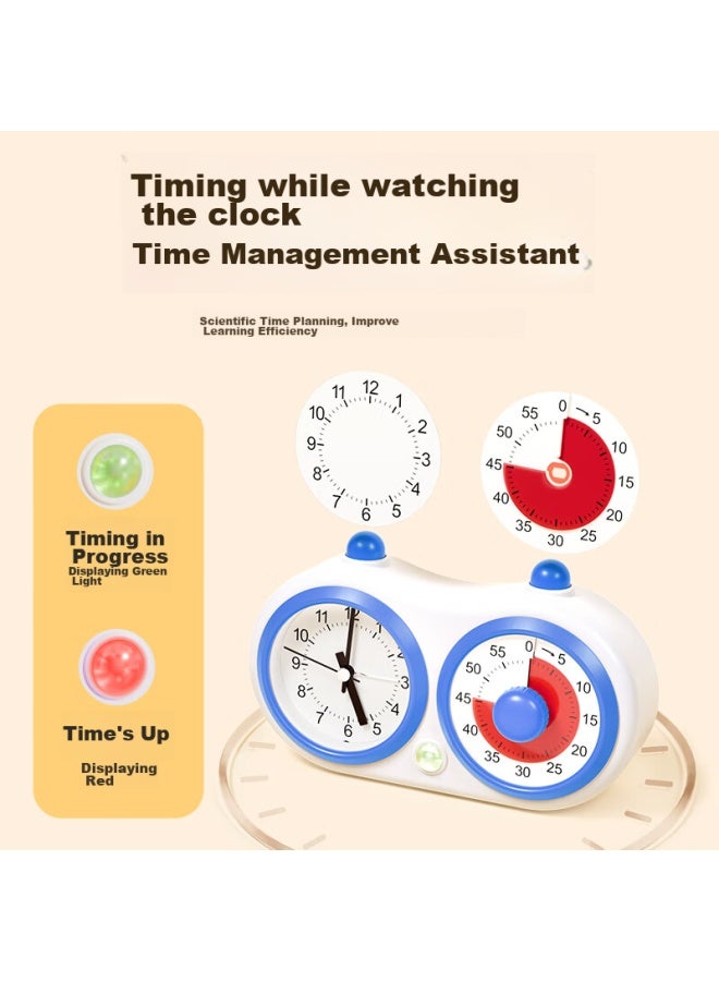 Qt-Timer Timer For Children's Learning, Visual Clock And Alarm, Dual-use Countdown Reminder, Time Management Tool, Alarm Clock, Student-specific Wake-up Aid - Image 4
