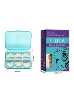 EELHOE Cosmetic Ear Correclors - 6 Correctors Waterproof Ear Correction Patches: Ear Reshaping and Support for Protruding Ears, Small Ear Effect  - Image 1