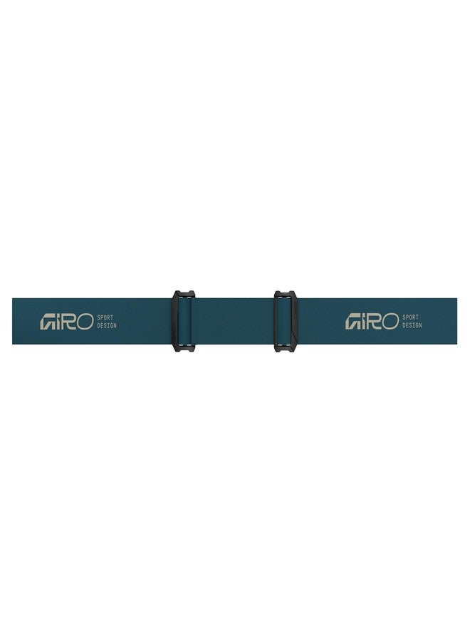 Giro Cruz Ski Goggles - Snowboard Goggles for Men, Women, Youth - Peacock Stacked - Amber Gold - Image 2