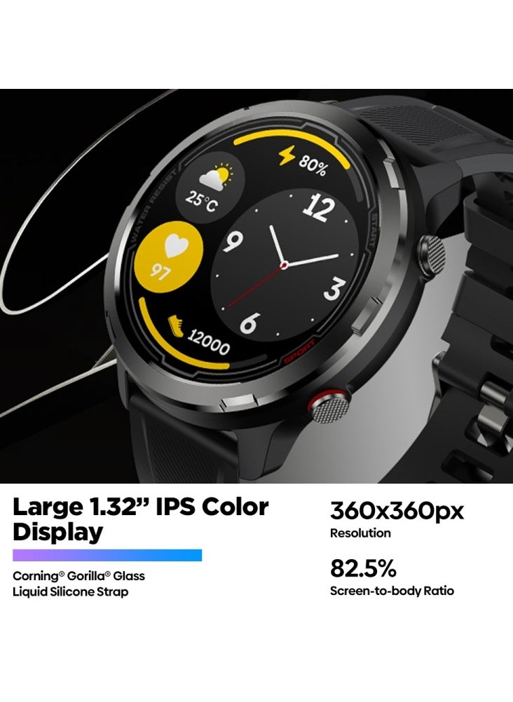 Zeblaze - Zeblaze Stratos 2 Lite 1.32 inch IPS Screen 5 ATM Waterproof GPS Smart Watch Support Heart Rate Monitoring Sports Mode - Image 1