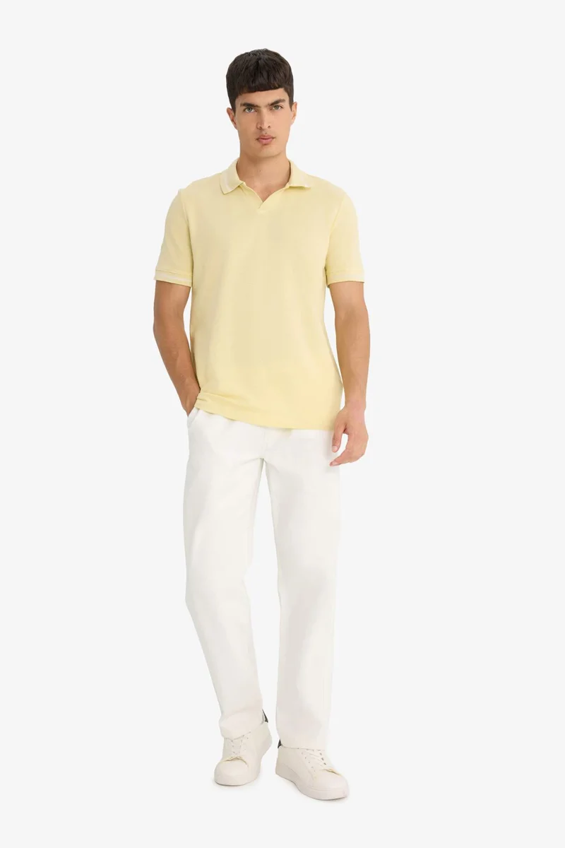 DeFacto Regular Fit Resort Neck Short Sleeve Polo T-Shirt
