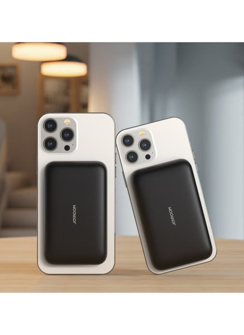 JAJEEK JR-W020 10000mAh 20W Magnetic Wireless Charging Power Bank – Fast Wireless Charger for iPhone, Samsung, Android Devices, Compact Portable Power Bank with Magnetic Attachment - Image 4