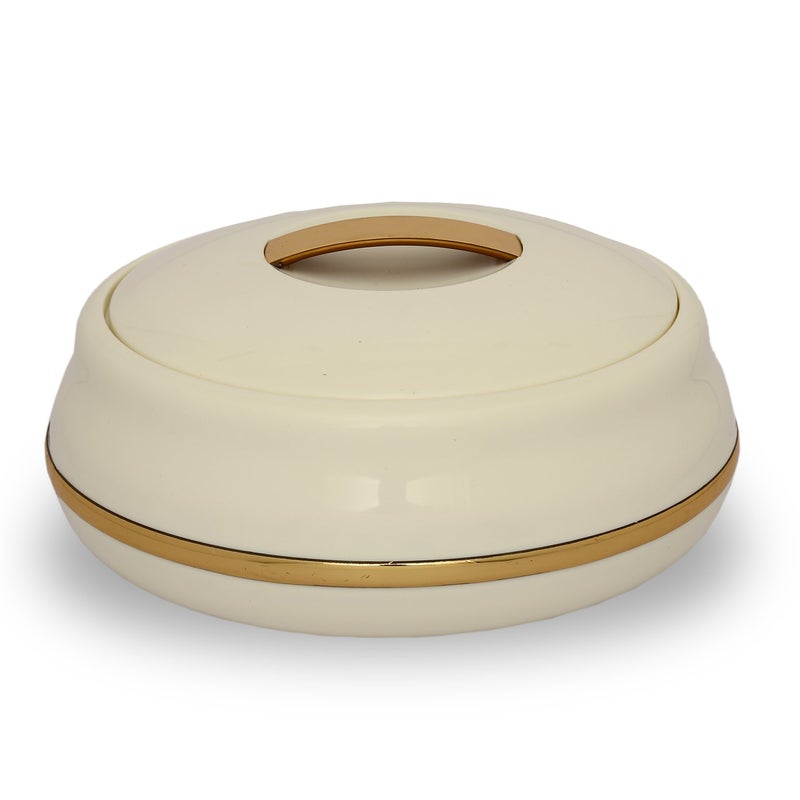 JAYPEE PLUS JAYPEE Alisa Neo 1250ml Insulated Inner Stainless Steel Casserole BPA Free Food Grade Easy to Carry Easy to Store Ideal for Chapatti Casserole for roti Best for Gifting Purpose Golden - Image 3