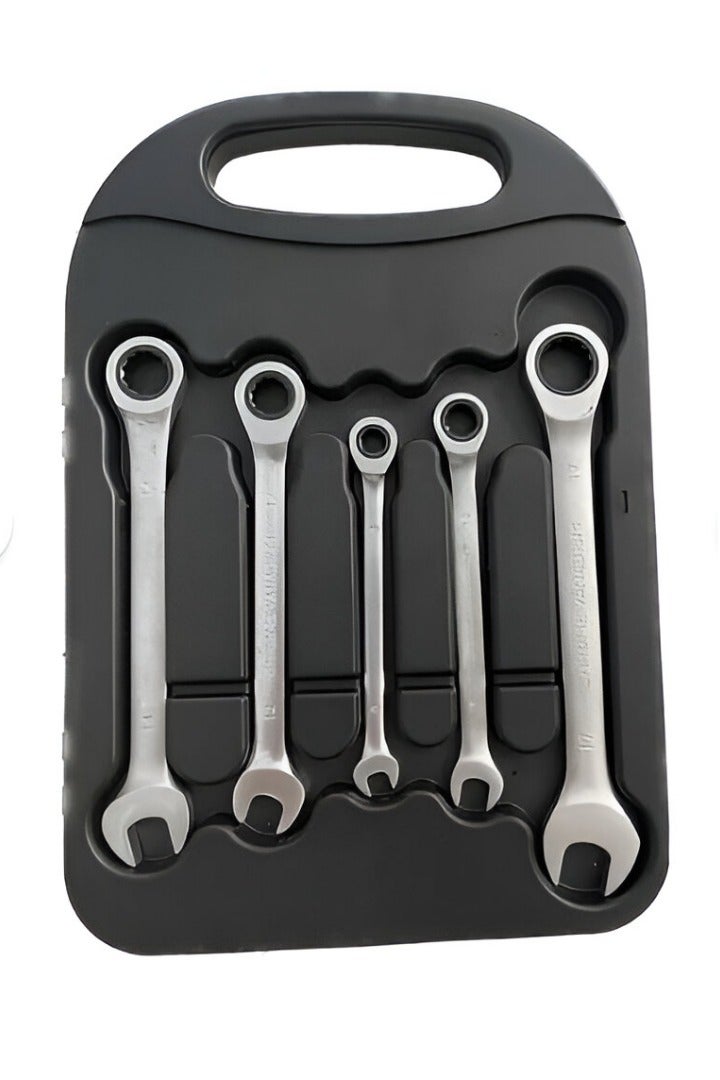 Universal Flex Head Gear Wrench 6pcs Ratcheting Wrench Set for Car, Bicycle - Image 2