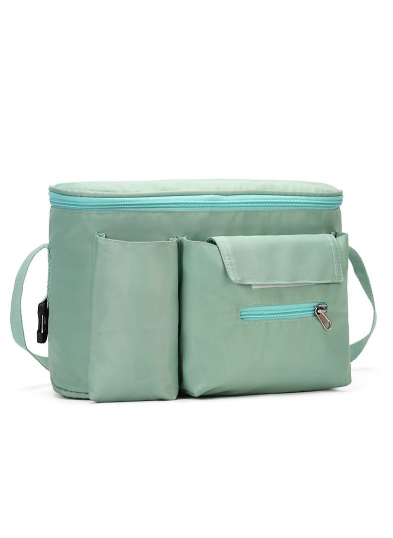 MissTiara Baby Stroller Organizer Diaper Bag Hook Hanging Mummy Bag Carry Bottle Bag Purse Pram Basket Organizer Diaper Bag  - Image 1