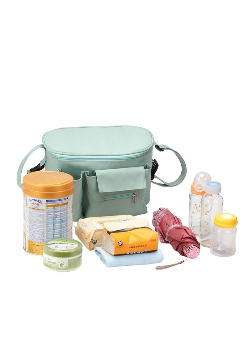 MissTiara Baby Stroller Organizer Diaper Bag Hook Hanging Mummy Bag Carry Bottle Bag Purse Pram Basket Organizer Diaper Bag  - Image 2