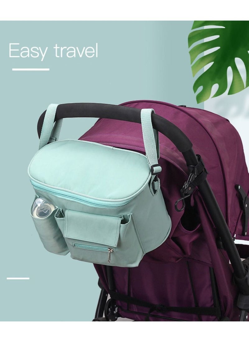 MissTiara Baby Stroller Organizer Diaper Bag Hook Hanging Mummy Bag Carry Bottle Bag Purse Pram Basket Organizer Diaper Bag  - Image 4
