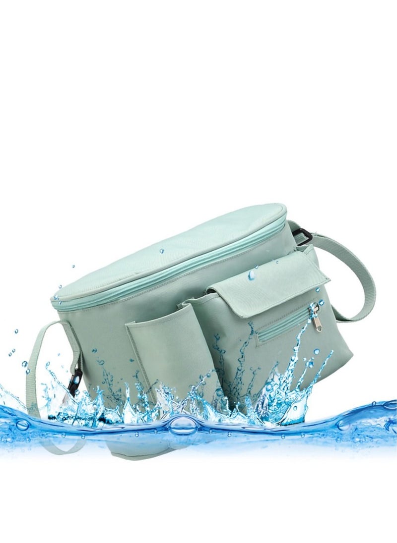 MissTiara Baby Stroller Organizer Diaper Bag Hook Hanging Mummy Bag Carry Bottle Bag Purse Pram Basket Organizer Diaper Bag  - Image 3