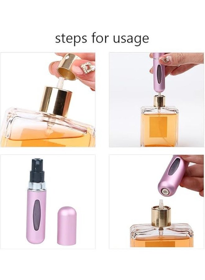 عبوة اعادة تعبئة العطور توضع بالجيب حجم صغير عطرك المفضل بجيبك ٣ قطع - Image 4