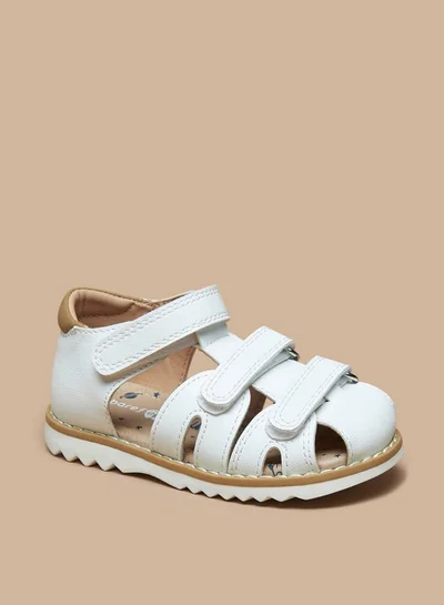 Barefeet Barefoot Textured Sandals with Hook and Loop Closure