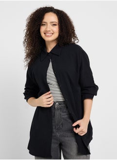 Ginger Textured Oversize Shirt  - Image 1