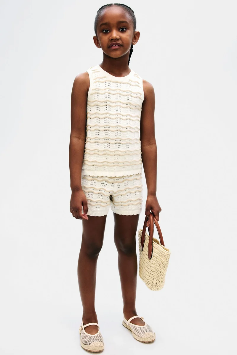 H&M 2-piece pointelle-knit set