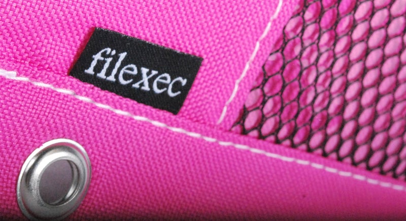 Filexec Products Soft Touch Pencil Pouch (18272) Hot Pink - Image 2