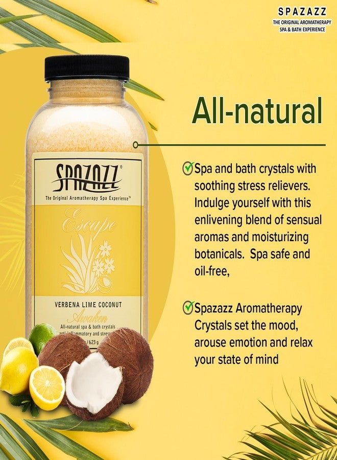 Spazazz 7377C Spa and Bath Crystals, Lime Coconut, 22 Ounce - Image 4