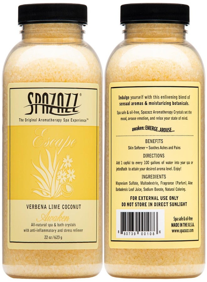 Spazazz 7377C Spa and Bath Crystals, Lime Coconut, 22 Ounce - Image 2