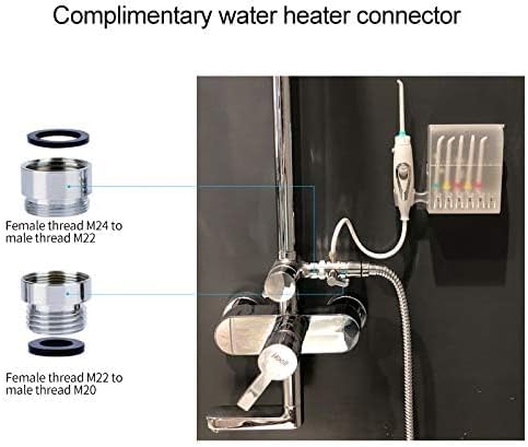 YAS Water Flosser for Family Use Oral Irrigator NonElectric Safety Adjustable Faucet Shower Spa Water Pressure Dental Oral Care Tooth Cleaning - Image 3