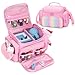 GRAOSO Carrying Case Compatible with Toniebox 21 Portable Bag for Audio Player Starter Set Storage Travel Case for Charging Station Headphone Shoulder Strap and Handle Pink Patented DesignBag Only - Image 3