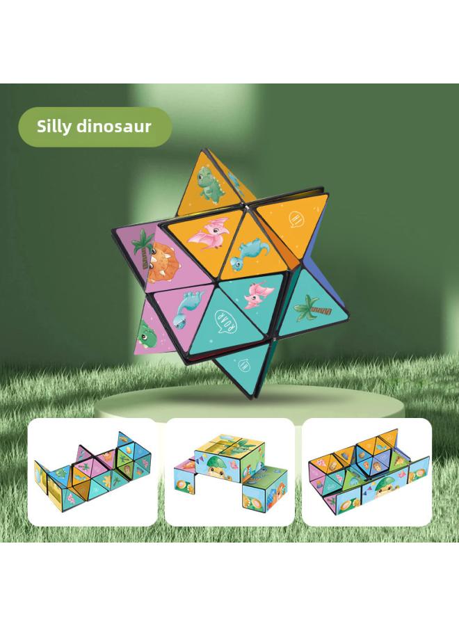 Children's Educational Toys Gift Three-dimensional Magic Cube Decompression Artifact 3d Unlimited Magic Cube Stall Stall