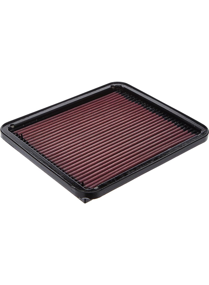 Engine Air Filter: High Performance, Premium, Washable, Replacement Filter: Compatible with 1998-2008 Toyota/Lexus (Crown Majesta, Celsior, LS 430, GS400), 33-2137