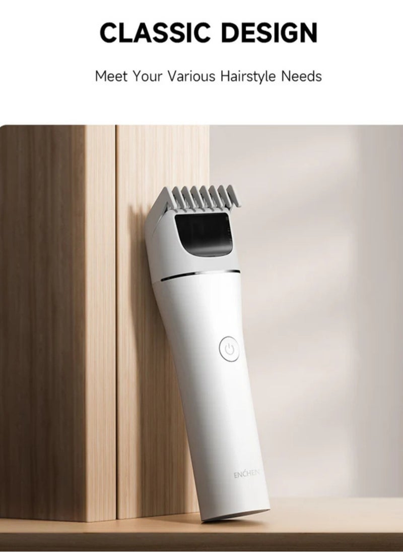 ENCHEN - Professional Hair Clipper & Beard Trimmer – 200-Min Runtime, Type-C Fast Charging, Low-Noise, Adjustable Lengths | ENCHEN Boost 2 - Image 1