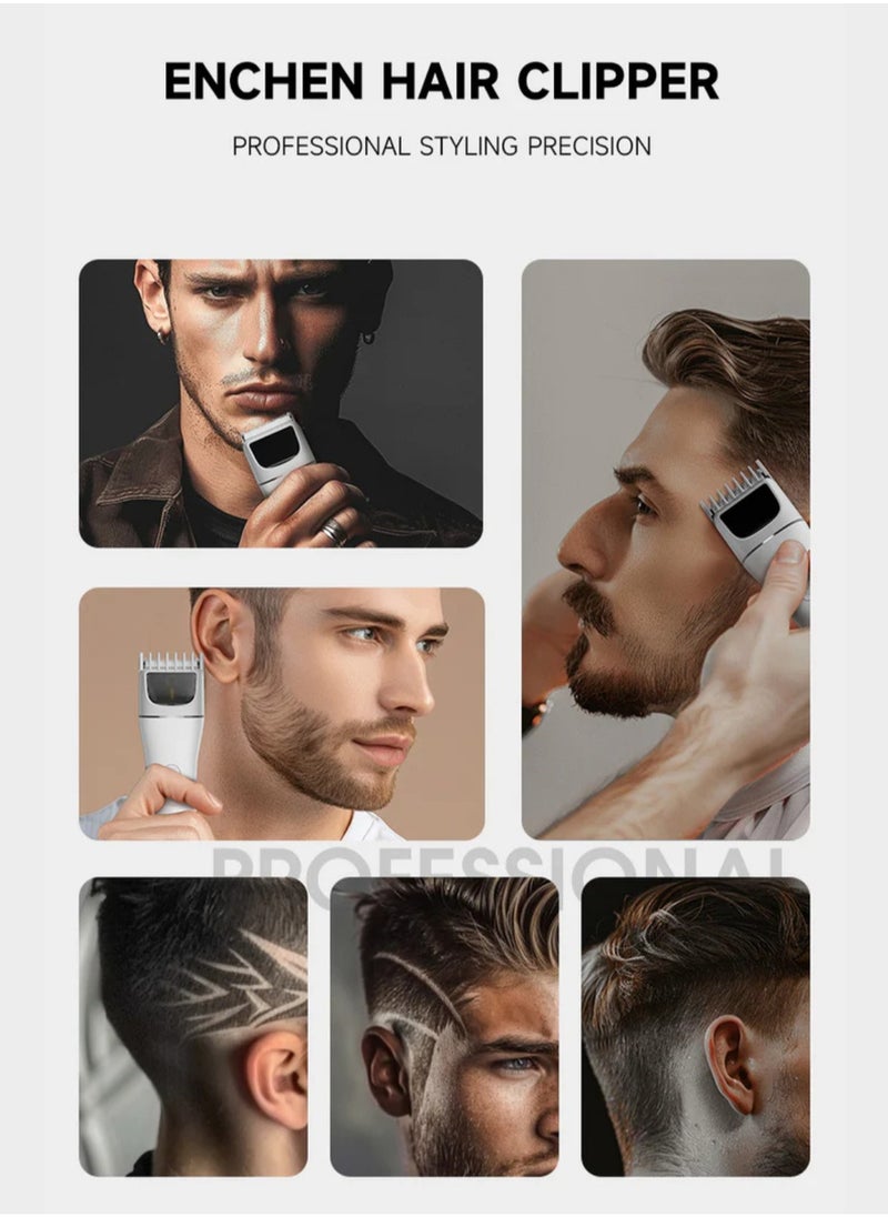 ENCHEN - Professional Hair Clipper & Beard Trimmer – 200-Min Runtime, Type-C Fast Charging, Low-Noise, Adjustable Lengths | ENCHEN Boost 2 - Image 1