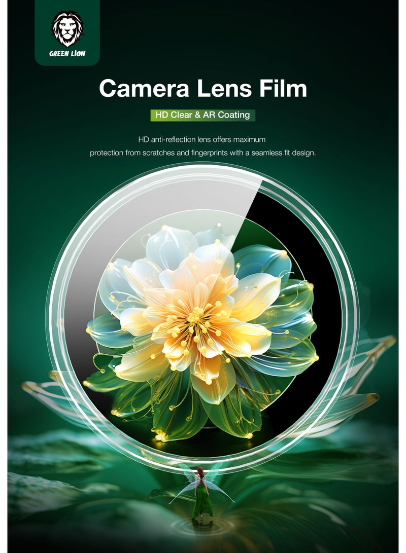 GREEN LION 4 in 1 Protection Pack For iPhone 16 Pro Max / Anti-Shock Case / Camera Lens Film / 9H Steve Glass / Magnetic Ring Clasp - Clear - Image 3