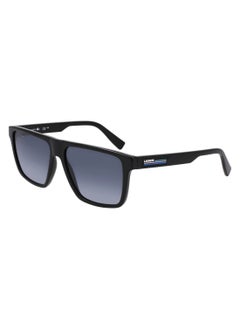 LACOSTE FULL RIM BIO INJ-G820 MODIFIED RECTANGLE LACOSTE SUNS L6027S  5715 (001) BLACK  - Image 2