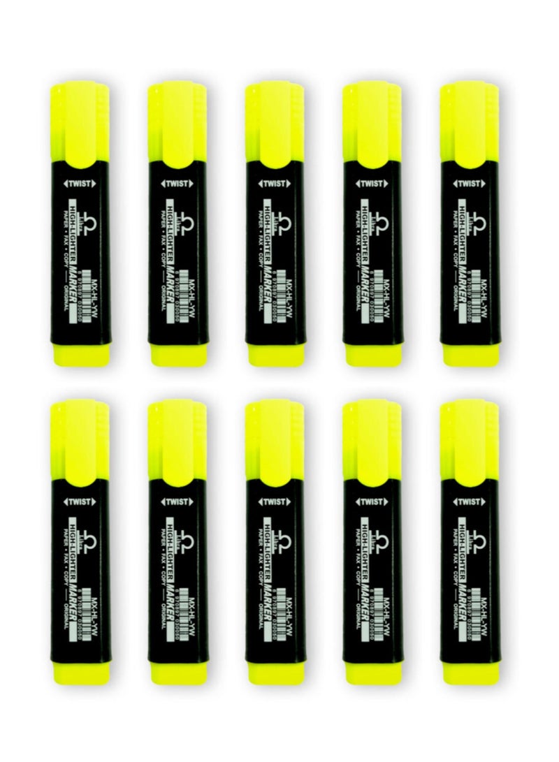 Libra highlighter YELLOW (10 Pcs Per box) - Image 1