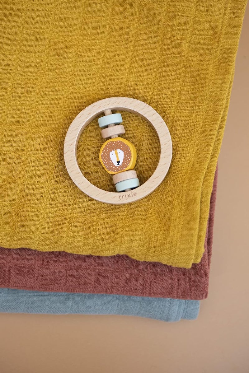 Trixie Wooden round rattle - Mr. Lion - Image 2