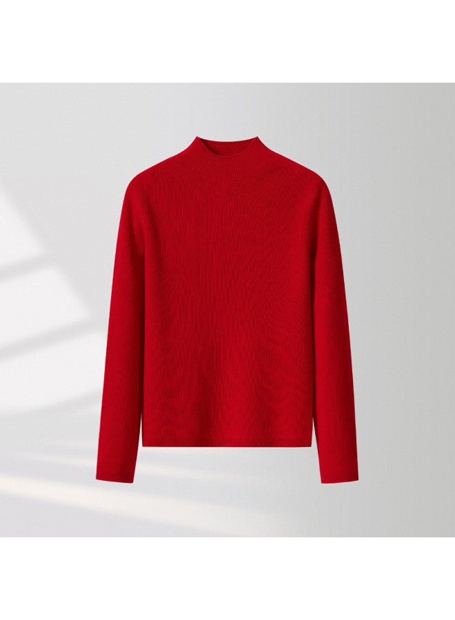 Fapai Skin-friendly, Warm, Easy-care, Versatile, Fashionable Base Layer Wool Sweater - Image 4