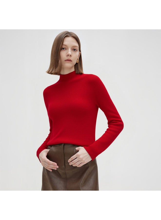 Fapai Skin-friendly, Warm, Easy-care, Versatile, Fashionable Base Layer Wool Sweater - Image 3