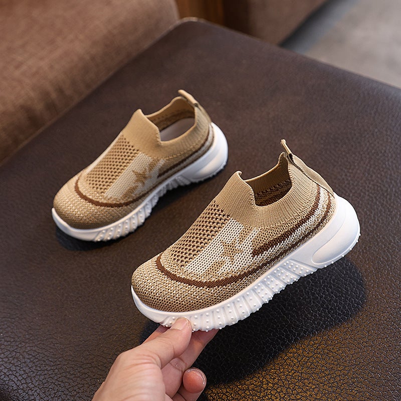 Mesh Sneakers Lightweight Flexible Sole Walking Shoes For Kids Indoor And Outdoor Activities - Image 1