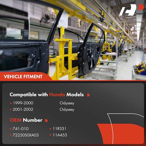 A-Premium Front Driver (Left) Side Power Window Regulator w/Motor Replacement for HONDA Odyssey 1999-2002 - Image 3