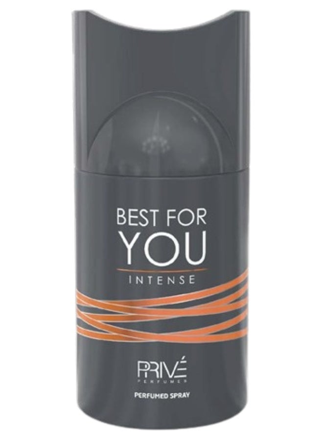 PRIVE 3 Pieces Best For You Intense Body Spray 250ML - Image 2