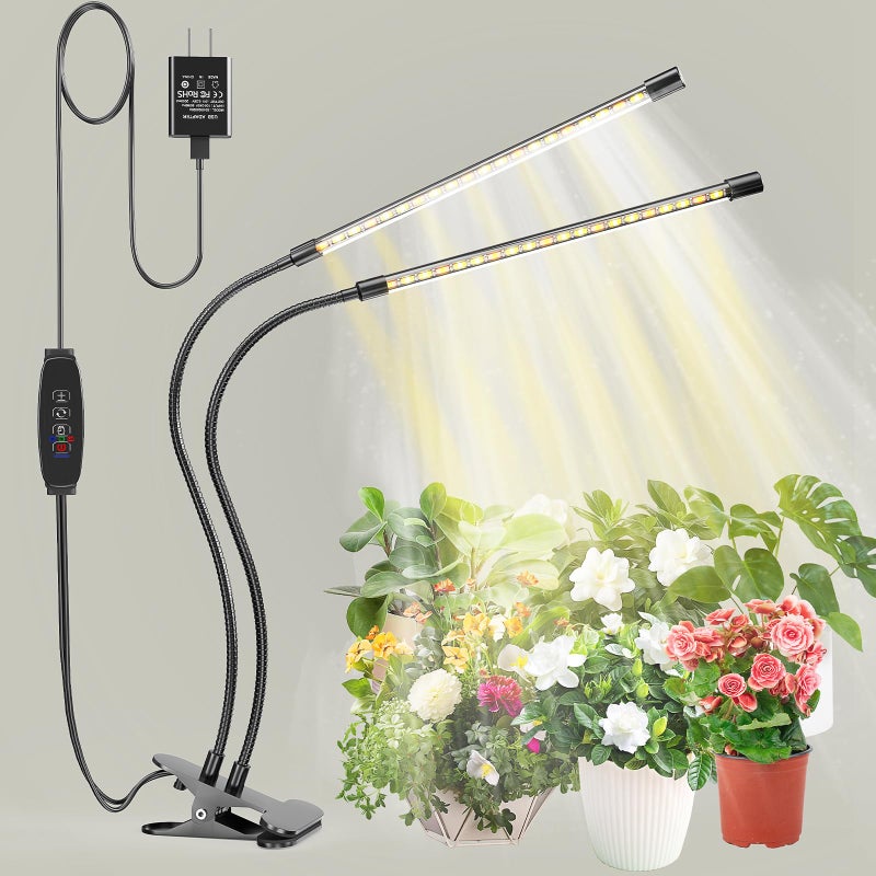 bseah Plant Grow Light for Indoor Plants, Full Spectrum Indoor Grow Light, 3 Modes & 10-Level Dimmable, Auto ON & Off Timer 3/9/12H - Image 1